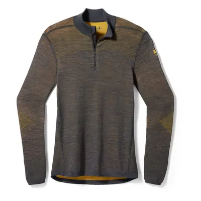 Smartwool INTRAKNIT THERMAL MERINO BL 1/4 ZIP charcoal-honey gold