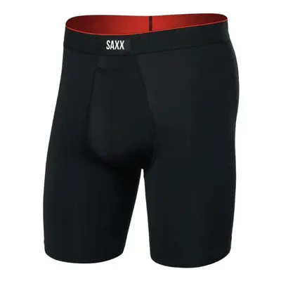 Saxx MULTI-SPORT MESH LONG BOXER BRIEF FLY black