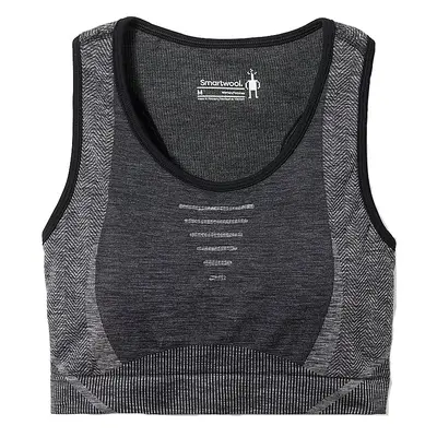 Smartwool W INTRAKNIT RACERBACK BRA black heather