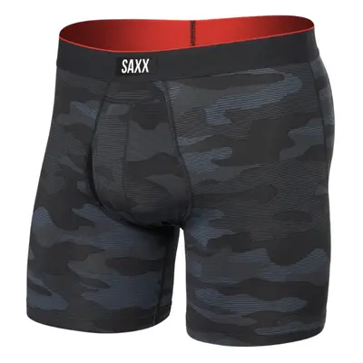 Saxx MULTI-SPORT MESH BOXER BRIEF FLY remote camo-faded black