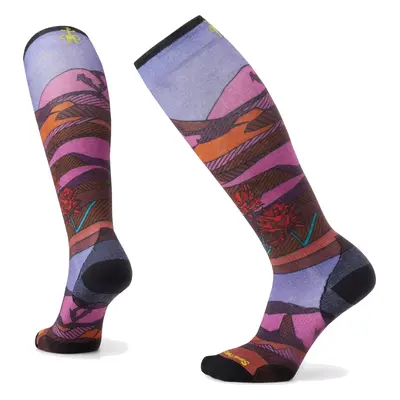 Smartwool W SKI ZC FLORAL FIELD PRINT OTC picante