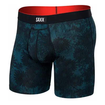 Saxx MULTI-SPORT MESH BOXER BRIEF FLY white noise daisy-black