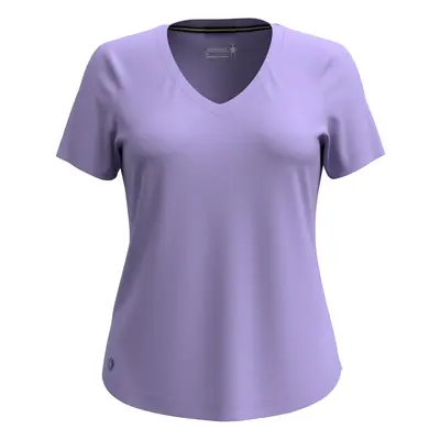 Smartwool W ACTIVE ULTRALITE V-NECK SHORT SLEEVE ultra violet