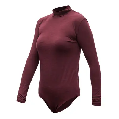 SENSOR MERINO AIR dámské body dl.rukáv port red