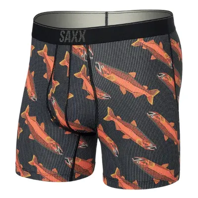 Saxx QUEST QDM BOXER BRIEF FLY coho-black