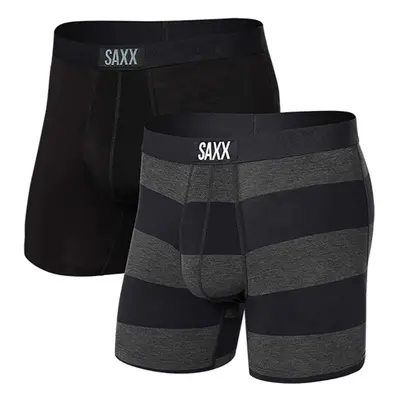 Saxx VIBE SUPER SOFT BB 2PK graphite ombre rugby/black