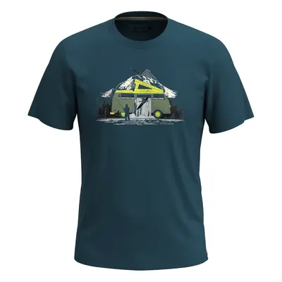 Smartwool RIVER VAN GRAPHIC SS TEE SLIM FIT twilight blue