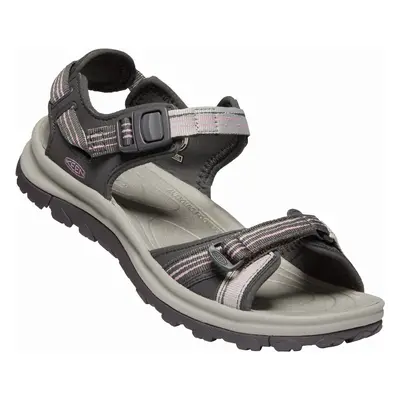 Keen TERRADORA II OPEN TOE SANDAL WOMEN dark grey/dawn pink