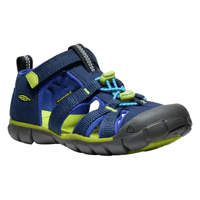 Keen SEACAMP II CNX CHILDREN naval academy/chartreuse