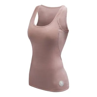 SENSOR MERINO AIR dámské triko bez rukávu dusty pink