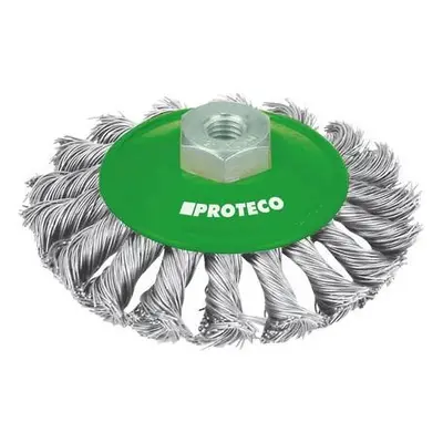 PROTECO 234-100-NER kartáč miskový copánkový 100mmxM14x2 NEREZ 0.35mm