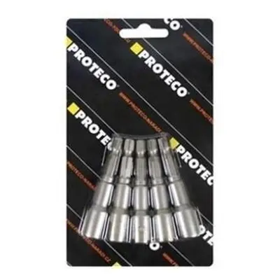 PROTECO 09-NH06-SADA hlavice nástrčná 6 mm sada 5 ks s magnetem stopka 1/4"