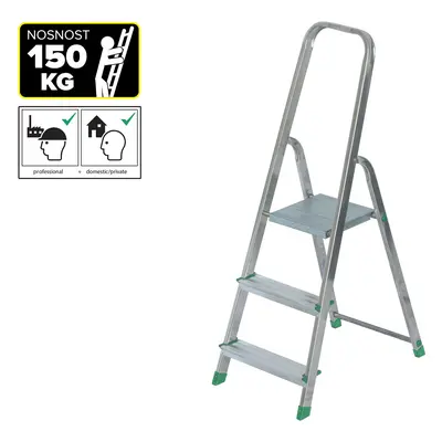 PROTECO 6613-KR schůdky Al 3-stupňové, nosnost 150kg