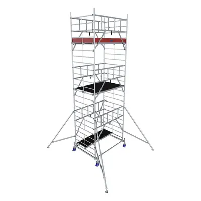 KRAUSE 45.KR-945143 lešení pojízdné „PROTEC XXL“ hliníkové, široké provedení, pracovní výška 7.3