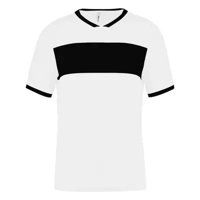 Dětské sportovní tričko SHORT SLEEVE JERSEY - bílá / černá