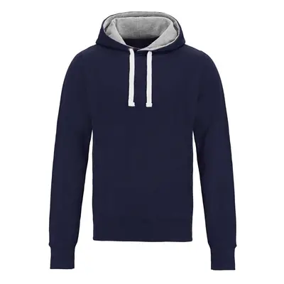 Unisex kontrastní mikina Just Hoods - Oxford námořnická modrá