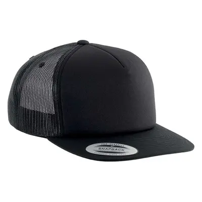 Snapback kšiltovka TRUCKER - černá / černá / černá