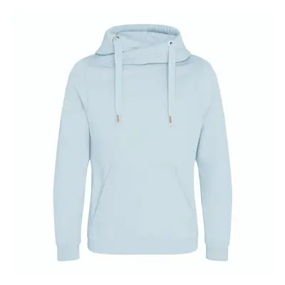 Unisex mikina s vysokým límcem Just Hoods - modrá obloha