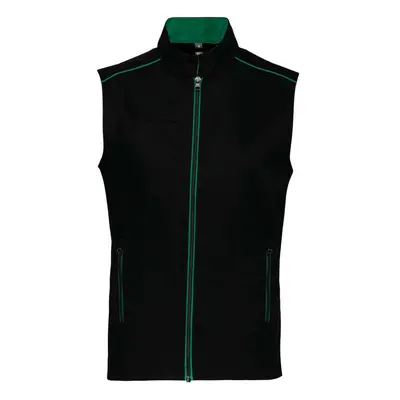 Unisex vesta GILET - černá / Kelly zelená