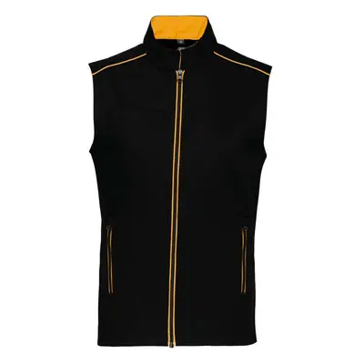 Unisex vesta GILET - černá / žlutá