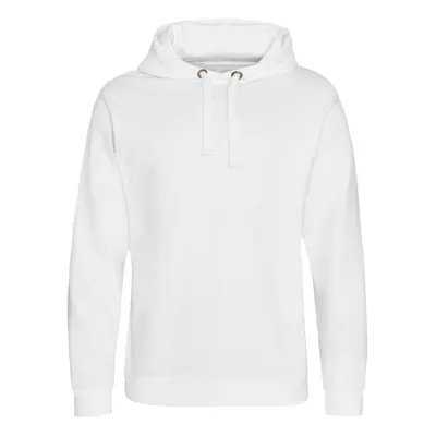 Unisex mikina bez kapsy Just Hoods - arktická bílá