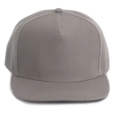 Snapback 5 panelová kšiltovka High - Light Grey/Light Grey