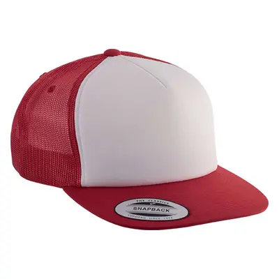 Snapback kšiltovka TRUCKER - červená / bílá / červená