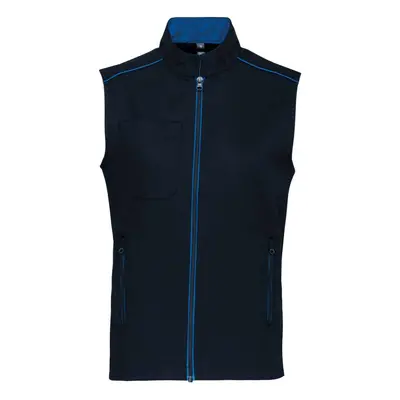 Unisex vesta GILET - námořnická modrá / světle královská modrá