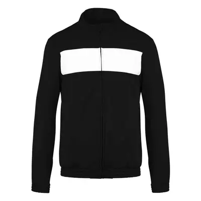 Dětská sportovní tepláková souprava TRACKSUIT TOP - černá / bílá