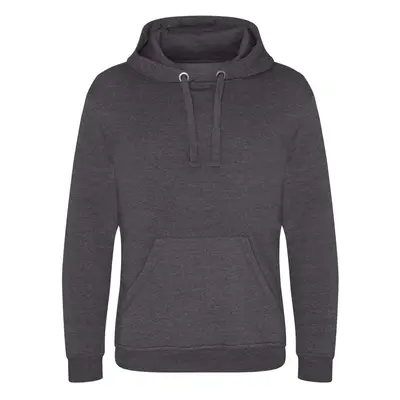 Unisex silnější mikina Just Hoods - dřevěné uhlí šedé