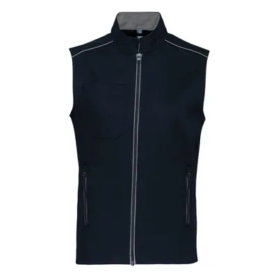 Unisex vesta GILET - námořnická modrá / stříbrná