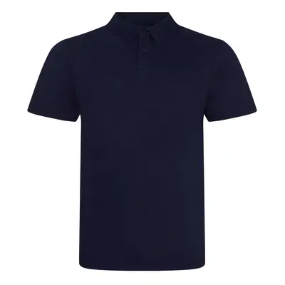 Unisex bavlněná polokošile Just Polos - slub námořnická modrá