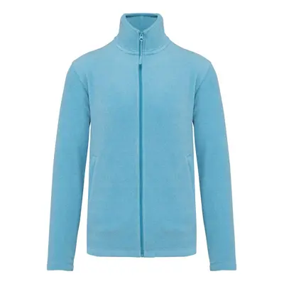 Unisex microfleecová mikina na zip Kariban - Cloudy Blue Heather