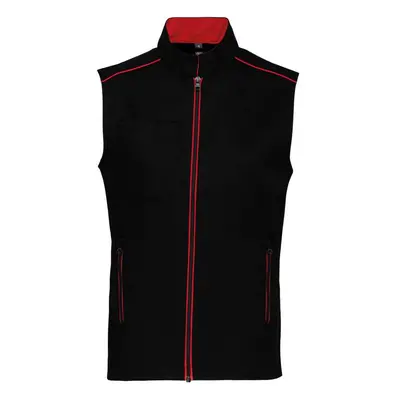 Unisex vesta GILET - černá / červená