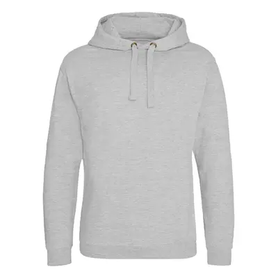 Unisex mikina bez kapsy Just Hoods - šedá žíhaná