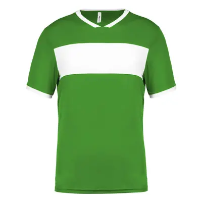 Dětské sportovní tričko SHORT SLEEVE JERSEY - zelená / bílá