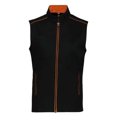 Unisex vesta GILET - černá / oranžová