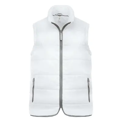 Unisex prošívaná vesta Quilted - bílá