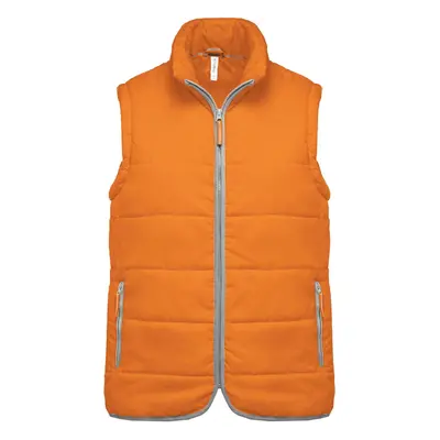 Unisex prošívaná vesta Quilted - oranžová