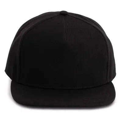 Snapback 5 panelová kšiltovka High - černá / černá