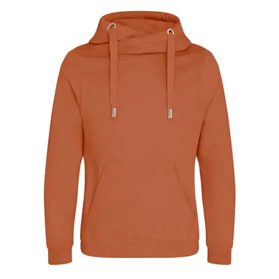 Unisex mikina s vysokým límcem Just Hoods - Ginger Biscuit