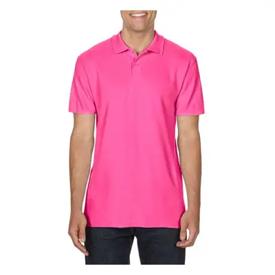 Unisex polokošile SOFTSTYLE - heliconia růžová