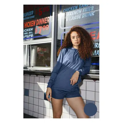 Unisex lehká mikina / tričko American Apparel - tri-indigo modrá