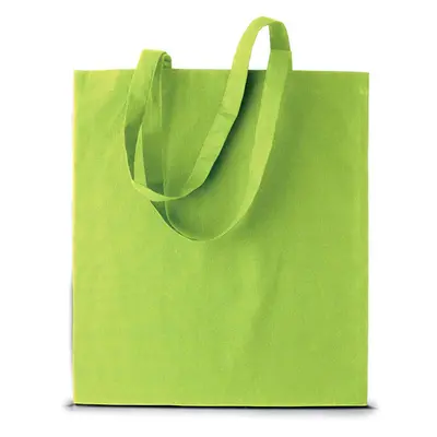 Bavlněná taška SHOPPER - spálená limetková