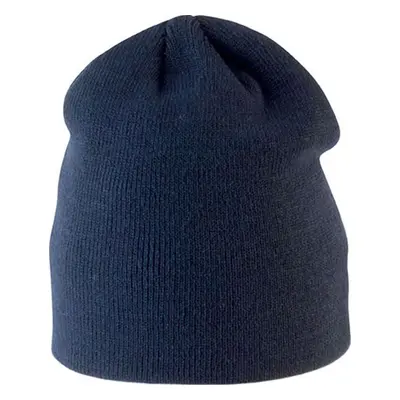 Dětská pletená čepice BEANIE - námořnická modrá