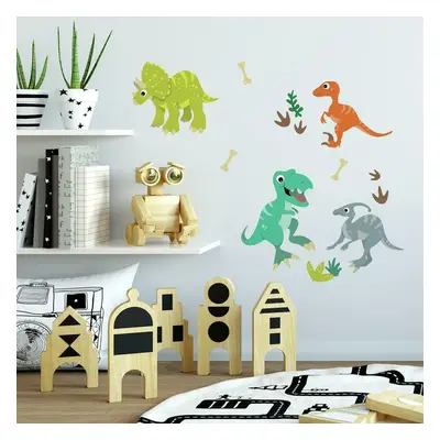 York Wallcoverings Samolepky na stěnu DINOSAUŘI do klučičího pokoje