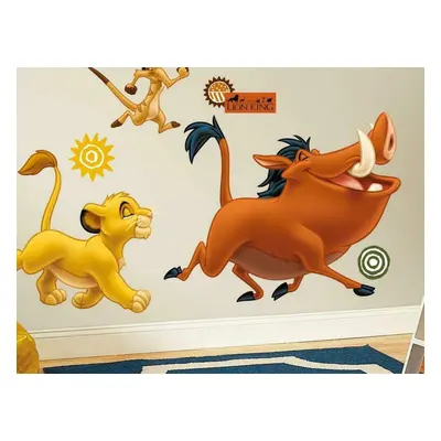 York Wallcoverings Samolepky s Disney motivem SIMBA a kamarádi