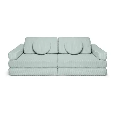 SHAPPY Velký multifunkční skládací bunkr z manšestru SOFA PURE Zvolte barvu: Světle zelená