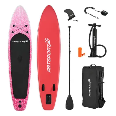 Paddleboard s příslušenstvím - růžový