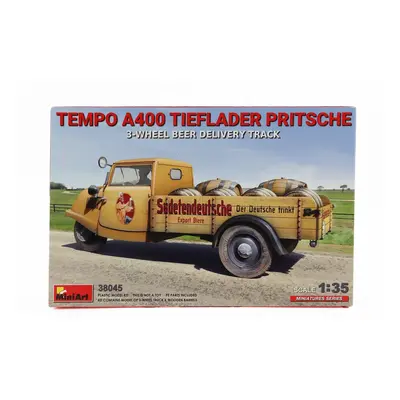 Miniart Tempo A400 Lieferwagen 3-wheels Beer Delivery Truck 1962 1:35 /